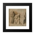 thumbnail image 2 of Follower of Andrea Mantegna 15x15 Black Modern Framed Museum Art Print Titled - The Holy Family with Saint Elizabeth and the Infant John the Baptist (Early 16th Century), 2 of 5