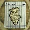 thumbnail image 1 of USA Illinois State Map Wooden Magnet Souvenir Fridge Magnet Gift, 1 of 5
