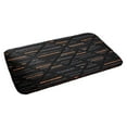 thumbnail image 2 of Alfombra de Baño Antideslizante Perfecl Gruesa Absorbente de Agua Suave TRP Lujosa Y Cómoda Naranja Negro, 2 of 7