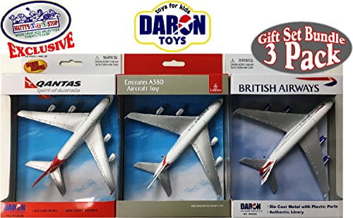 qantas toy plane set