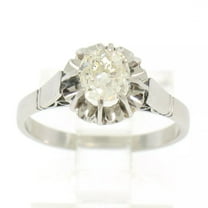 1.3 Ct Round Cut Diamond Ring 925 Sterling Silver Engagement Gift