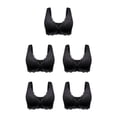 thumbnail image 3 of Jumpingount Front Beauty Bra, 5D Shaping Push Seamless Beauty Back Sports Cómodo sujetador, Womens Casual Comfort Lace Black 3XL Type2 NO2, 3 of 6