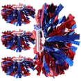 thumbnail image 1 of Cheer Supplies Cheerleader Pom Poms for Cheering Squad Assorted Color Pe with, 1 of 5