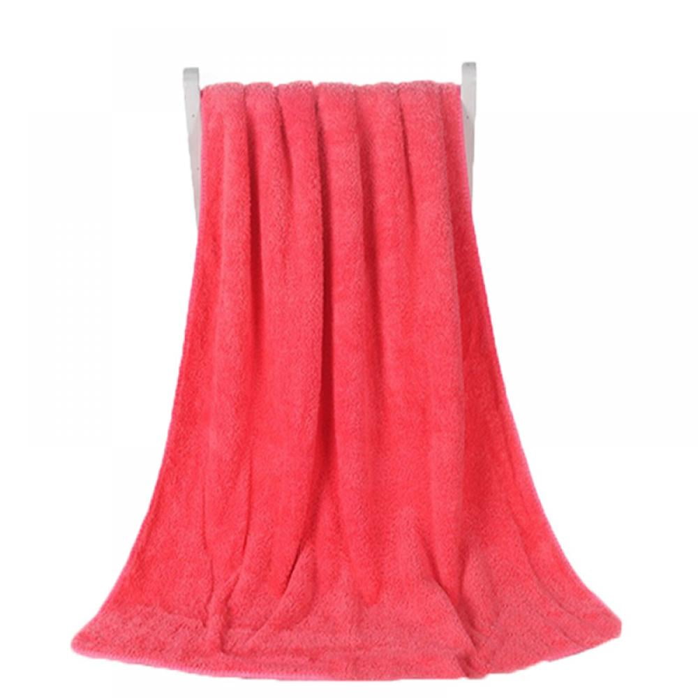 JANDEL Coral Fleece Large Size Bath Sheet Towel (27.5 x 55 inches) 1 PC