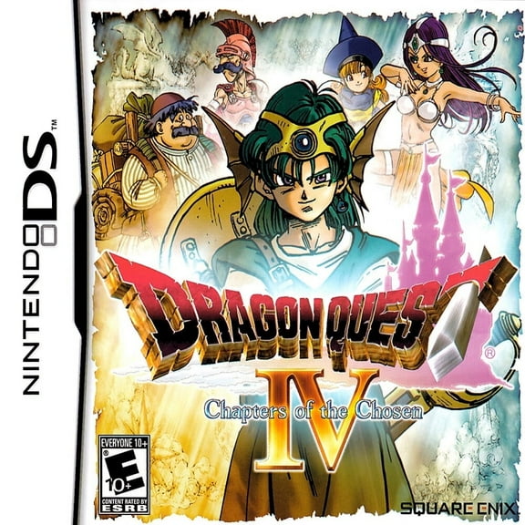 DS Game Cartridges Dragon Quest IV: Chapters of the Chosen US Version, DS Game Card for NDS 3DS DSI DS