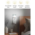 thumbnail image 3 of Fall Night Lights Auto Sensor Blue Eucalyptus Leaves Pumpkin Plug-in LED Nightlights Dusk to Dawn for Living Room, Bedroom, Stairways Thanksgiving Wall Decor, Autumn Watercolor Leaf Night Light, 3 of 9