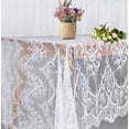 thumbnail image 2 of Lace Tablecloth 60×120 Inch for Rustic Boho Wedding Bridal Shower Party Decoration, Classy Rectangle Long Vintage Embroidered Reception Table Cloth Decor, 2 of 8