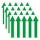 thumbnail image 1 of Uxcell Paquete de 4 Adhesivos Flecha Impermeables de 5 x 1 pulgadas para Marcado de Paredes/Señal de Tráfico [Verde], 1 of 6
