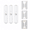 white, variant on Sycees 6 pack Type-C Rechargeable Motion Sensor Night Light, Dual-Head Cat-Eye, 3 Color Temp Stepless Dimming, Magnetic No-Drill Auto Induction Lamp