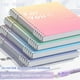 thumbnail image 5 of CHEN LIN Little Fresh A5/B5 Cuaderno de hojas sueltas con degradado, carpeta desmontable, cuaderno rayado, cuaderno de notas en espiral, útiles escolares, 5 of 5