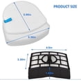 thumbnail image 4 of Replacement for Shark Navigator ZU560, ZU561, ZD201, ZU562, ZU572, UV650，ZU560C Filter，Zero-M Lift-Away Speed Upright Vacuum Part XFFK560, XHEPA560，4 Foams and 4 Felt Filters and 2 Filter, 4 of 8