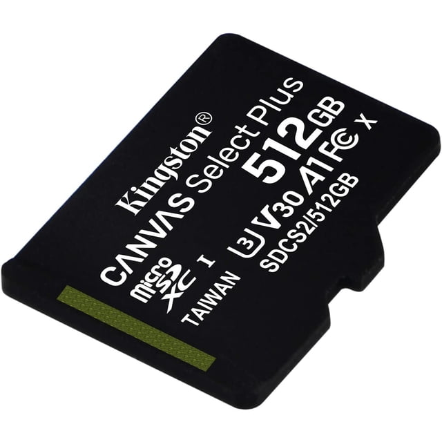 microSDHC Kingston Canvas Select Plus 100MB MicroSDHC 512GB