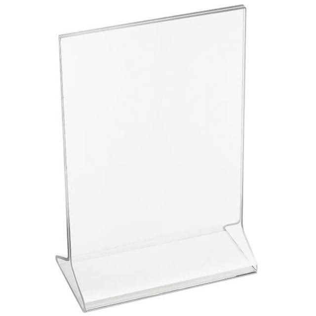 Cal Mil 524 Standard Displayette Cardholder - 4.25 x 8.5 in. - Clear