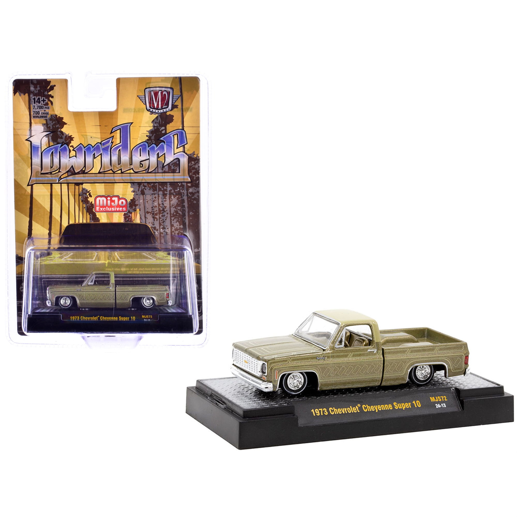 1973 Chevrolet Cheyenne Super 10 Truck Gold Metallic with Graphics