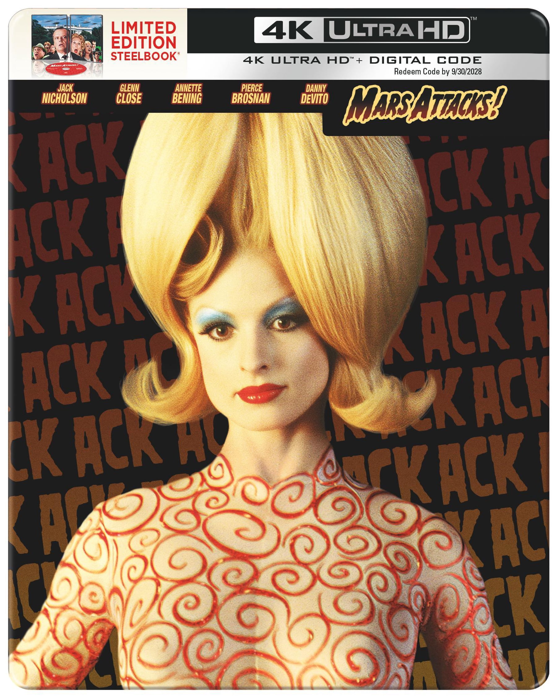 Mars Attacks! (Steelbook) (4K Ultra HD + Digital Copy), Science Fiction, Warner Bros.