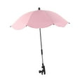 thumbnail image 4 of Sombrilla para cochecito de bebé, moderna, impermeable, para viajes, caminatas y exteriores. rosa, 4 of 9