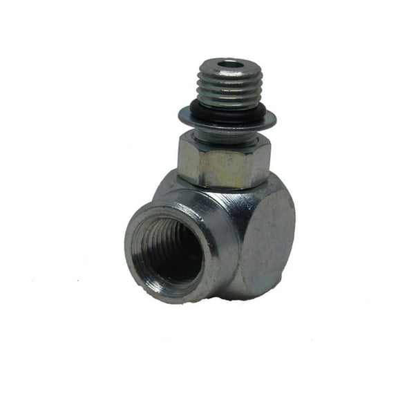 Dixie Chopper 3/8" X 1/4" 90 Degree O-Ring Fitting for Lawn Mowers fits 3066LP, 3074LP, Classic, LP3000-60, LP3000-72, LX2000, LX2001, LX2400, RT2760 / 67017