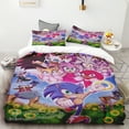 thumbnail image 3 of Funda nórdica 3D exquisita caricatura Sonic juego impresión digital juego de cama decoración del hogar edredón cama jóvenes niños niñas niños regalo, 3 of 4