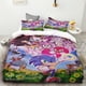 thumbnail image 3 of Funda nórdica 3D exquisita caricatura Sonic juego impresión digital juego de cama decoración del hogar edredón cama jóvenes niños niñas niños regalo, 3 of 4