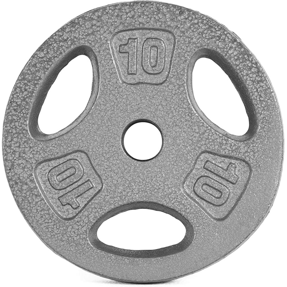 WF Athletic Supply Cast Iron 1Inch Standard Grip Plate for Strength