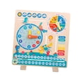 thumbnail image 3 of Reloj de calendario de madera Montessori, juguete de aprendizaje de tiempo, juguete educativo de aprendizaje temprano, material didáctico para , Zulema Calendario Reloj Juguetes, 3 of 8