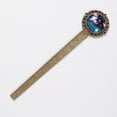 thumbnail image 2 of Flamingo Book Accessories: Lace Bookmark in Antique Bronze - a Gift for Readers and Book Lovers, 2 of 5