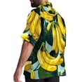 thumbnail image 3 of Banana Men's Casual Poplin Button Down Short Sleeve Hawaiian Beach Shirt, 3 of 6
