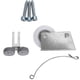 thumbnail image 2 of sliding door wheels for wardrobe furniture roller 4 sets, 2 of 2