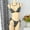 Black, variant on Women Striped Crochet Knit 2 Piece Bikini Set, Adjustable Spaghetti Strap Front Metal Clasp Top & Side Tie High Cut Bottom Swimsuit, Sexy Boho Beach Bathing Suit for Summer Vacation