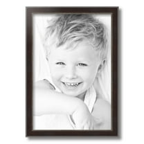 ArtToFrames 13" x 19" Dark Mahogany Silver Picture Frame, 13x19 inch Multi Wood Poster Frame (WOM-5024), 2 Pack