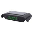 thumbnail image 3 of Reloj digital para coche, camión, energía solar, hora, fecha, temperatura, pantalla LCD, cableado, luz verde., 3 of 14