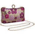 thumbnail image 4 of Monedero de mano Rkrouco Floral para mujer Evening Golden Flower, 4 of 6