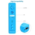 thumbnail image 3 of Remote Game Control, Built-In Motion Plus Remote And Nunchuck Controller With Silicon Case For Nintendo Wii And Wii U (Blue), 3 of 7