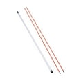 thumbnail image 3 of Colaxi 2x Golf Alignment Rods 48 inch Portable Swing Practice Tool with Clear Tube Case Swing Training for Aiming Training Equipment Red, 3 of 8