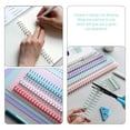 thumbnail image 2 of 10Pcs Binding Spirals Loose-leaf Binding Coils Notebook Binding Spirals Cuttable Binder Rings, 2 of 8