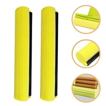 LEORX Easy Wring Mop Refill Sponge Mop Head Sponge 2Pcs Liquid Absorption Daily Use Homeowners