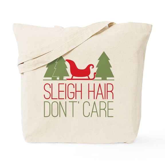 CafePress - Sleigh Hair, Don't Care Tote Bag - Unisex Canvas Tote Bag, Beige, 1-Piece