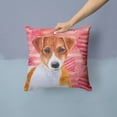 thumbnail image 2 of Love Design with Dog Fabric Decorative Pillow, 2 of 4