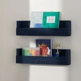 thumbnail image 6 of DRAKESTONE Floating Book and Photo Display Shelf (2-Pack) - Navy, 6 of 10