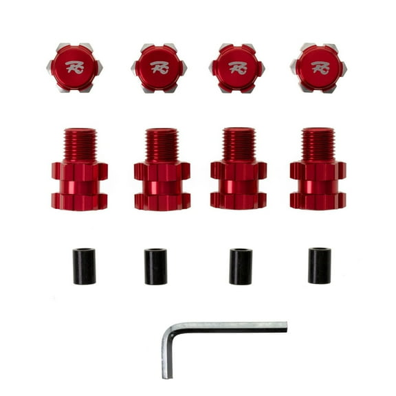 Aluminum Alloy Wheel Hex Hub Adapter Extension 4PCS 10MM to 17MM For Traxxas Maxx 1/10 RC Car  Spare Part Accessory