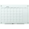 thumbnail image 6 of (2 pack) Quartet Infinity Glass Magnetic Calendar Board 36 x 24 3 x 2 White Surface -, 6 of 10