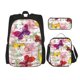 thumbnail image 1 of Balery Butterflies and Vintage Mochila escolar 3 en 1 para niños: mochila resistente con lonchera térmica y estuche para lápices. Mochila escolar para niños y niñas., 1 of 7