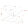 thumbnail image 6 of Stola Glass Top Sofa Table, Chrome, 6 of 6