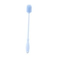 thumbnail image 4 of GOOHOCHY Skyblue Silicone Bottle Brush for Cleaning Glasses and Bottles Gentle Bristles Long Handle 13 Inch, 4 of 8