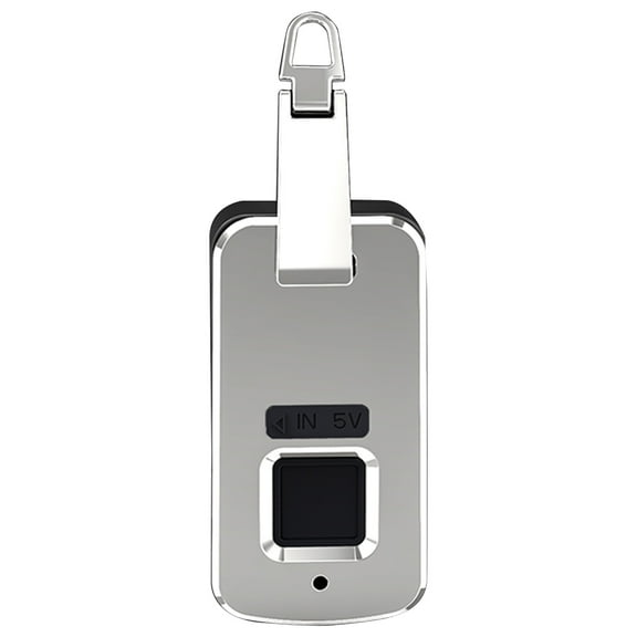 Anti-Theft Fingerprint Padlock Luggage Padlock USB Rechargeable Waterproof for Travel Luggage Suitcase Shoulder Bag