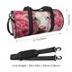 thumbnail image 2 of Easygdp Flower White Cow Bolsa de Viaje, Bolsa de Mano, Bolsa de Gimnasio, Bolsa de Equipaje para Viaje, 2 of 6