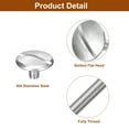 thumbnail image 4 of M4x6mm Extra Large Flat Head Slotted Screws, 5 Pack 304 Stainless Steel Bolts, 4 of 5