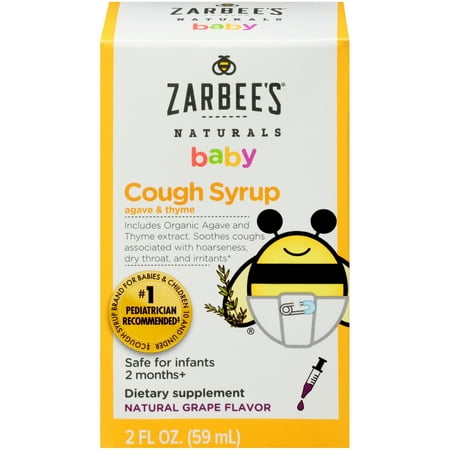 Zarbee's Baby Cough Syrup - Grape 2 fl oz Liquid