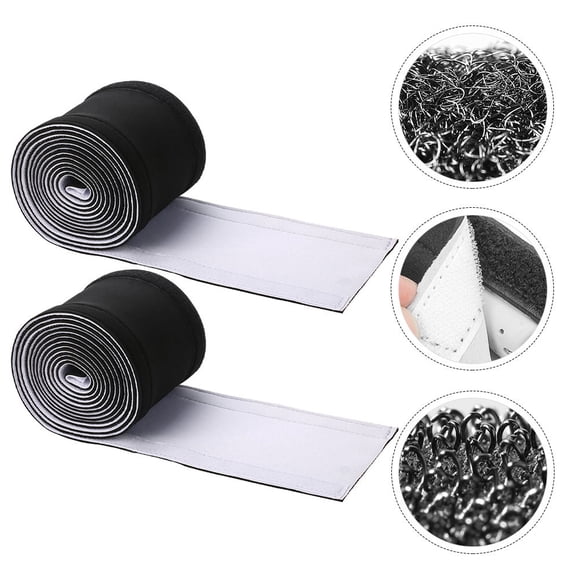 VERDANVERSE 2Ud Envoltorio De Cable Negro De Neopreno Para Agrupar Y Organizar Cables En Espacios