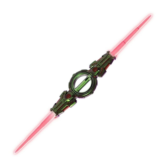 Jouet d'Épée Lumineuse C Rétractable à Double Tranchant avec Effets DEL Changeant de Couleur, Son Réaliste pour Jeu de Rôle d'Enfants et Décorations de Fête